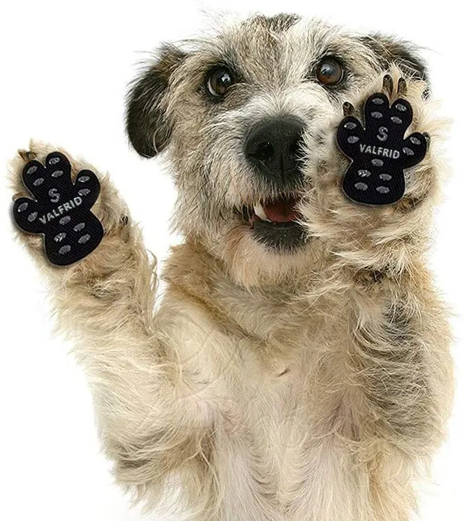 VALFRID - Almohadillas antideslizantes para patas de perro, antideslizantes, para suelos de madera dura, autoadhesivas, resistentes a perros, calcetines, calcetines, correas de repuesto