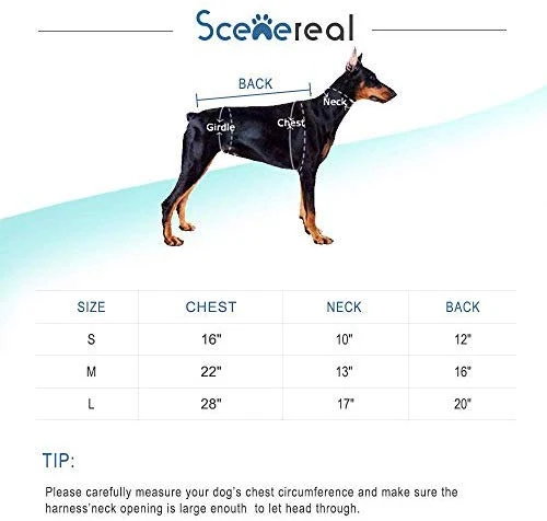 SCENEREAL - Pijama para mascotas, diseño de cuadros rojos, ropa suave