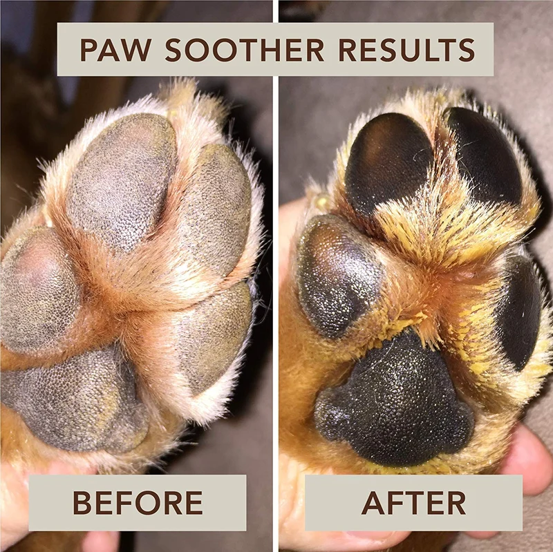 Natural Dog Company PAWDICURE BUNDLE | Protege y cura las patas de perro agrietadas en seco | Paw Soother 2 oz Stick + PawTection 2 oz Stick | Bálsamos orgánicos, totalmente naturales