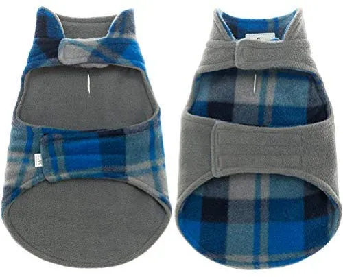SCENEREAL - Chaqueta de forro polar reversible para perro