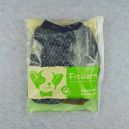 Ropa térmica para pijamas de perro Fitwarm Fuzzy Fleece PJS, mono de abrigo.