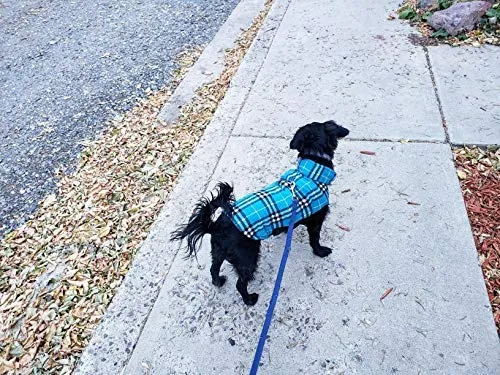 MIGOHI Dog Jackets for Winter Windproof Waterproof Reversible Dog Coat for Cold Weather British Style Plaid Warm Dog Vest for Small Medium Large Dogs
