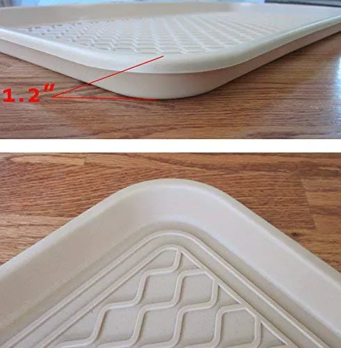 Bandeja multiusos de Alex Carseon, para botas, zapatos, pintura, mascotas, jardín, lavandería, cocina, despensa, auto, entrada, garaje, guardarropa Almacenamiento en interiores y exteriores y protección del piso, se puede utilizar como alfombrilla para ga
