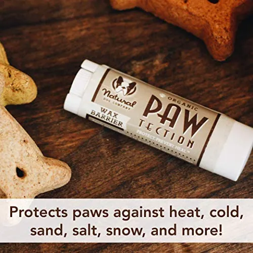 Natural Dog Company - PawTection - Almohadillas protectoras para patas de perro, perfectas para asfalto caliente, sal, nieve, orgánicas, veganas
