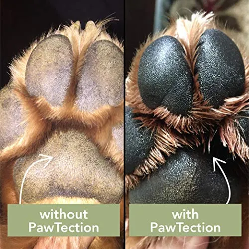 Natural Dog Company - PawTection - Almohadillas protectoras para patas de perro, perfectas para asfalto caliente, sal, nieve, orgánicas, veganas