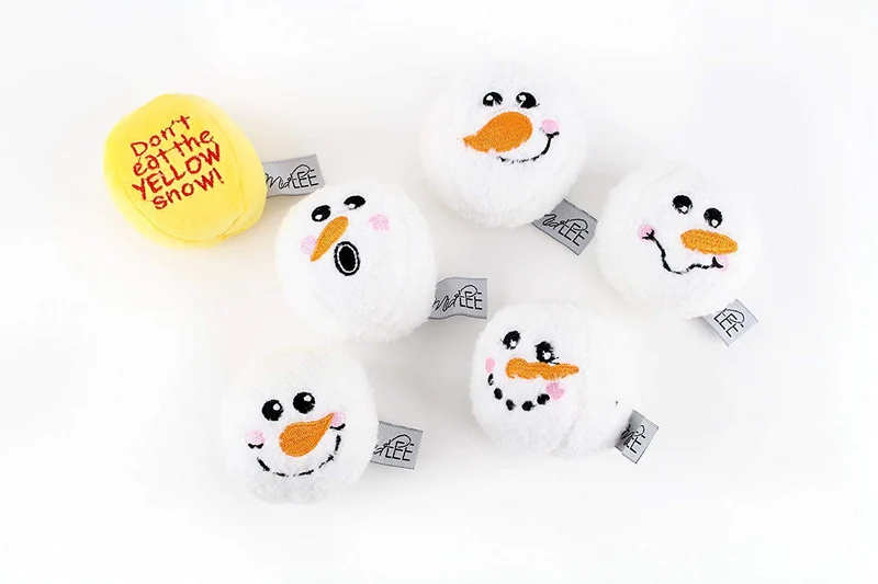 Bola de nieve lucha Plush Dog Toy por midlee