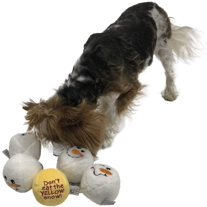 Bola de nieve lucha Plush Dog Toy por midlee