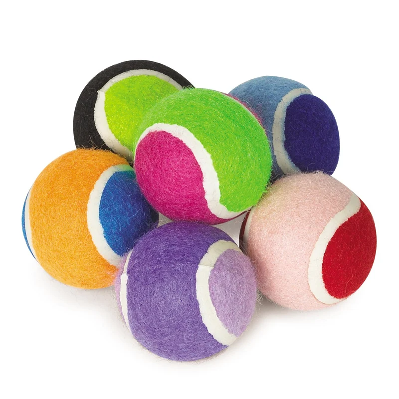 Zanies Mini pelotas de tenis para perros, 6 paquetes
