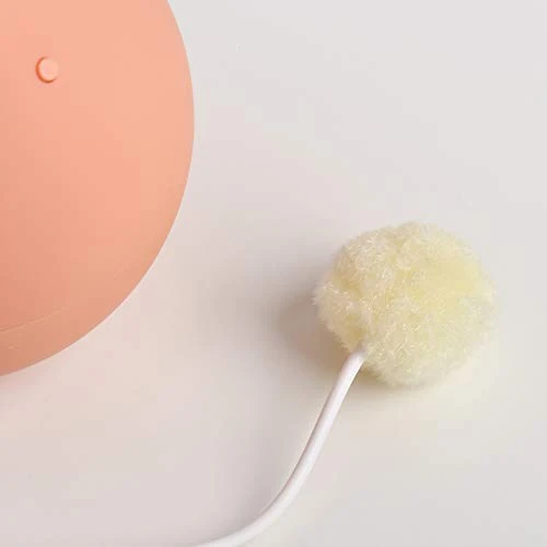 pidan - Pelota electrónica para gato, juguete de pluma, bola de juguete con ruedas, un buen compañero de juego de gato