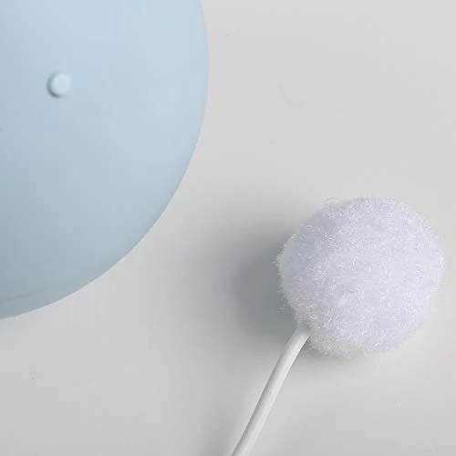 pidan - Pelota electrónica para gato, juguete de pluma, bola de juguete con ruedas, un buen compañero de juego de gato