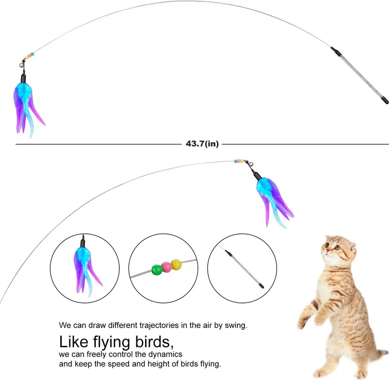 Gato Juguetes juguetes interactivos, 20 piezas Set de regalo para gatos
