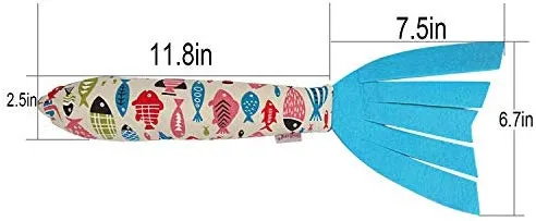 Vaburs Juguete para gatos, juguete para masticar gatos, forma de pez, muñeca, gato, morder, dientes de gato, molienda, juguetes para mascotas, almohada para gatos, suministros para mascotas