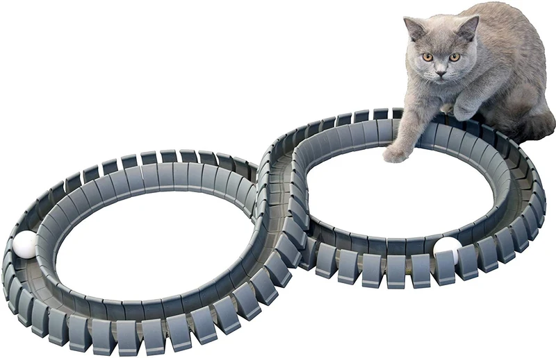 Magic Cat Track y pelota juguete para gatos Gatitos Mascotas Kitties