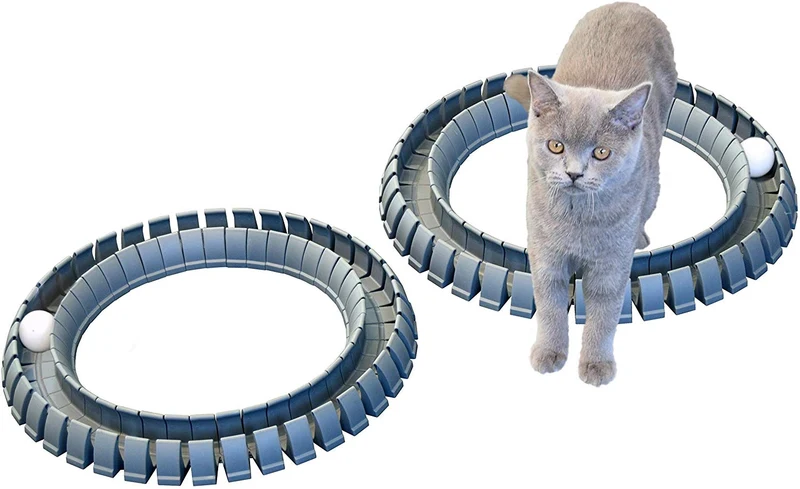 Magic Cat Track y pelota juguete para gatos Gatitos Mascotas Kitties