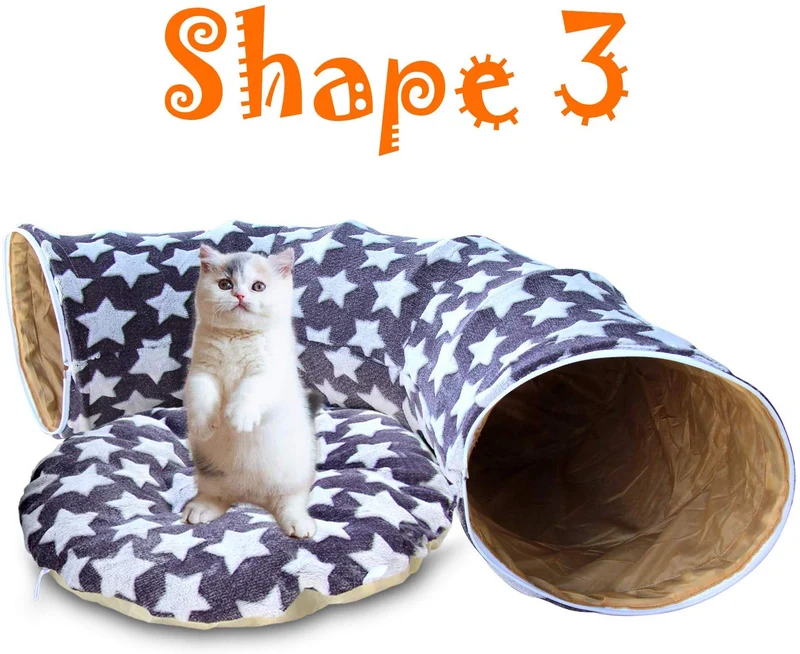 HappyPets - Túnel para gatos con forma de canasta de juguete (8 unidades)