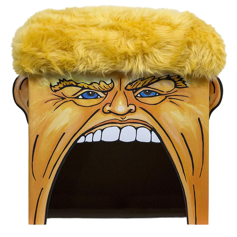 Juguetes para gatos divertidos de Parodia política de Donald Trump, gran regalo para gatos y sus personas, diseño ilustrado a mano, calidad premium, durable no tóxico, relleno de fibra y EE.UU. Grown Certified Organic Catnip