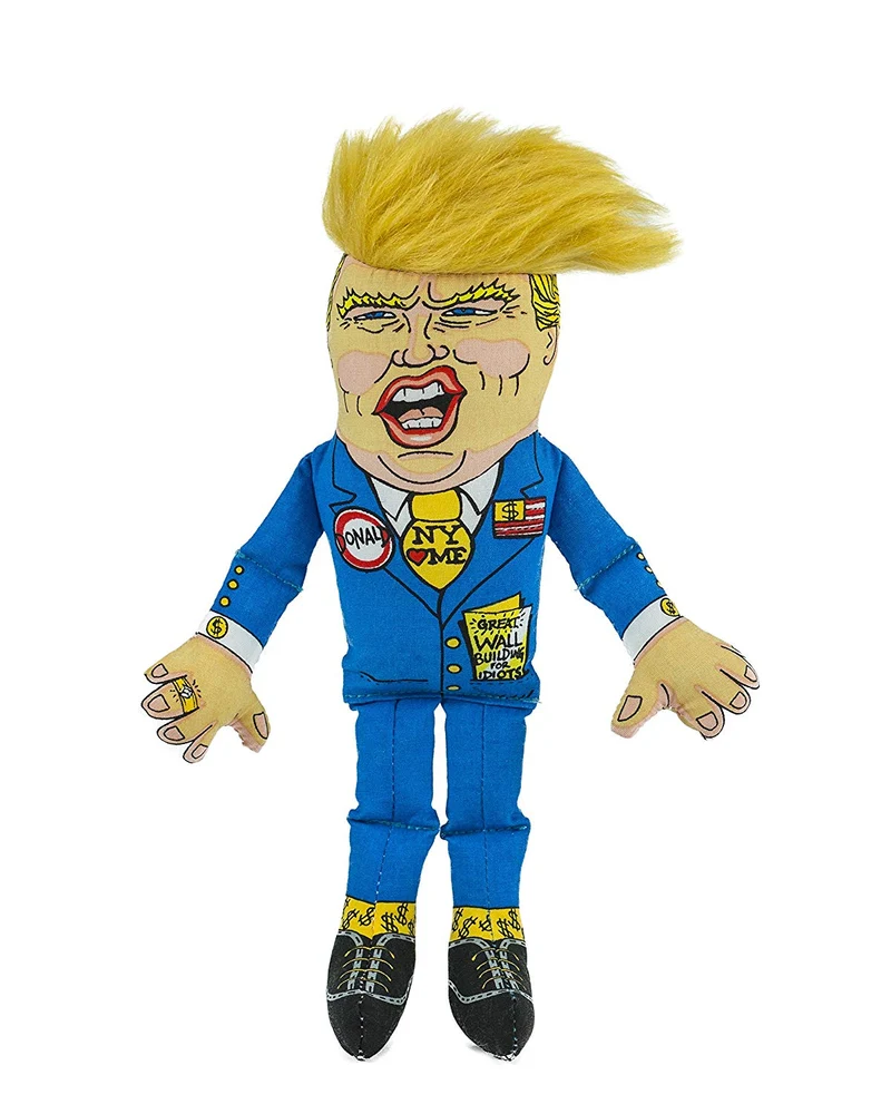 Juguetes para gatos divertidos de Parodia política de Donald Trump, gran regalo para gatos y sus personas, diseño ilustrado a mano, calidad premium, durable no tóxico, relleno de fibra y EE.UU. Grown Certified Organic Catnip