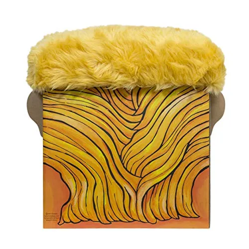 Juguetes para gatos divertidos de Parodia política de Donald Trump, gran regalo para gatos y sus personas, diseño ilustrado a mano, calidad premium, durable no tóxico, relleno de fibra y EE.UU. Grown Certified Organic Catnip