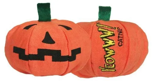 yeowww Halloween calabaza Catnip Juguete