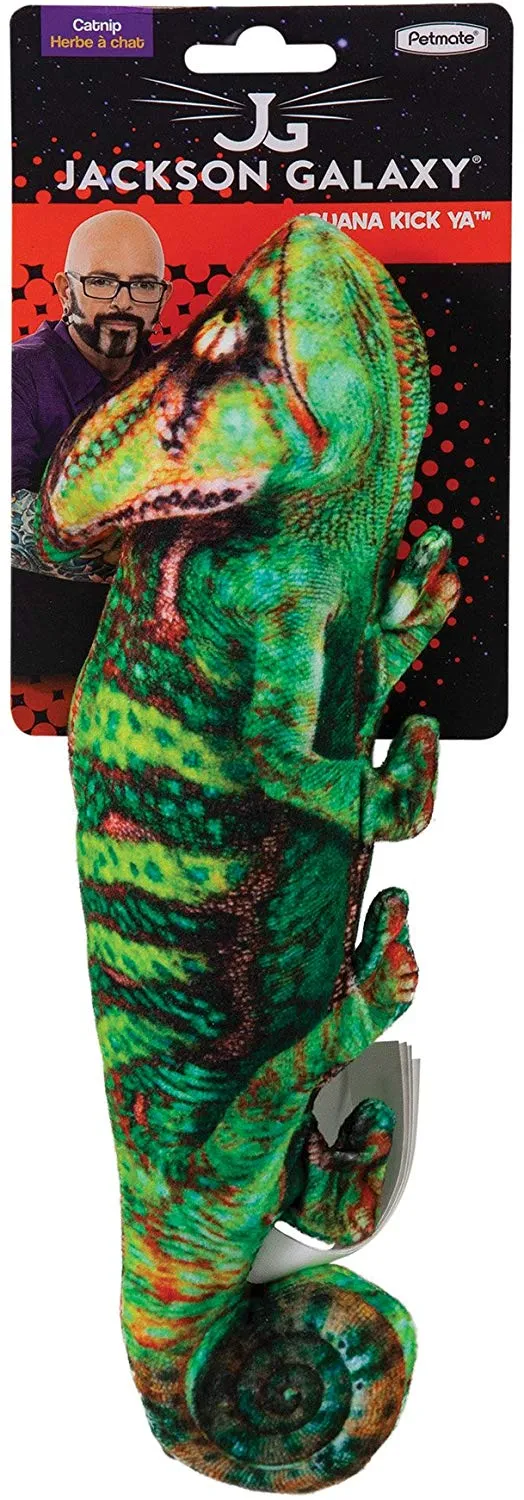 Jackson Galaxy 32442 Iguana Kick ya juguete de gato con Catnip