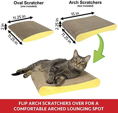 Colección de juguetes para gatos, rascadores corrugados, juguete para mascotas, rascador para gatos