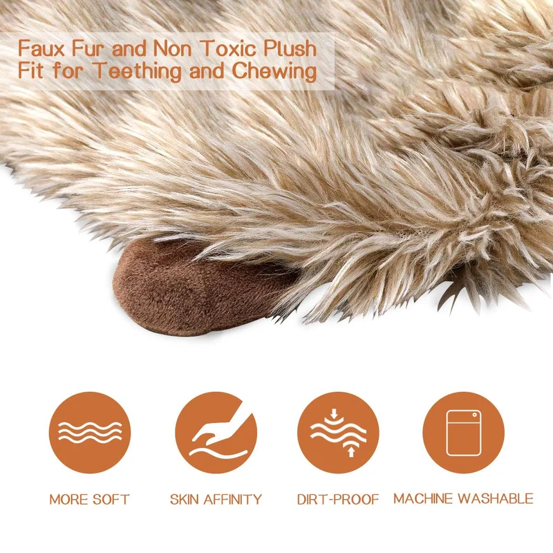 Legend Sandy Hedgehog - Juguete de peluche para perro, juguete para perros pequeños, medianos y grandes