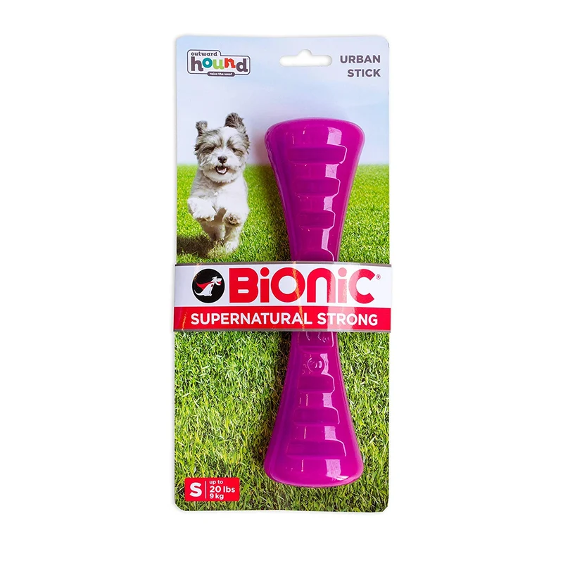 Bionic Urban Stick - Juguete para perros, resistente y masticable