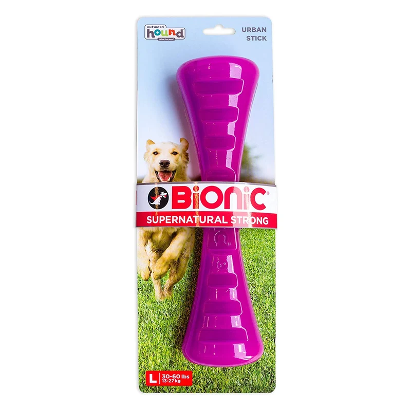 Bionic Urban Stick - Juguete para perros, resistente y masticable