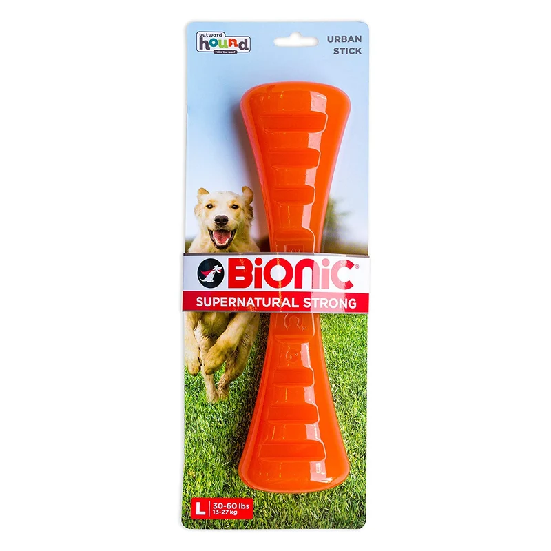 Bionic Urban Stick - Juguete para perros, resistente y masticable