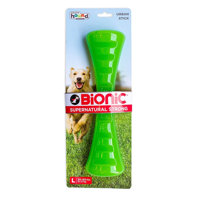 Bionic Urban Stick - Juguete para perros, resistente y masticable