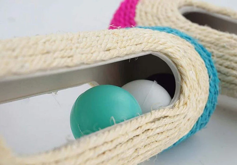 Yeecoofei - Rodillo para gatos y gatos con 3 bolas de entrenamiento
