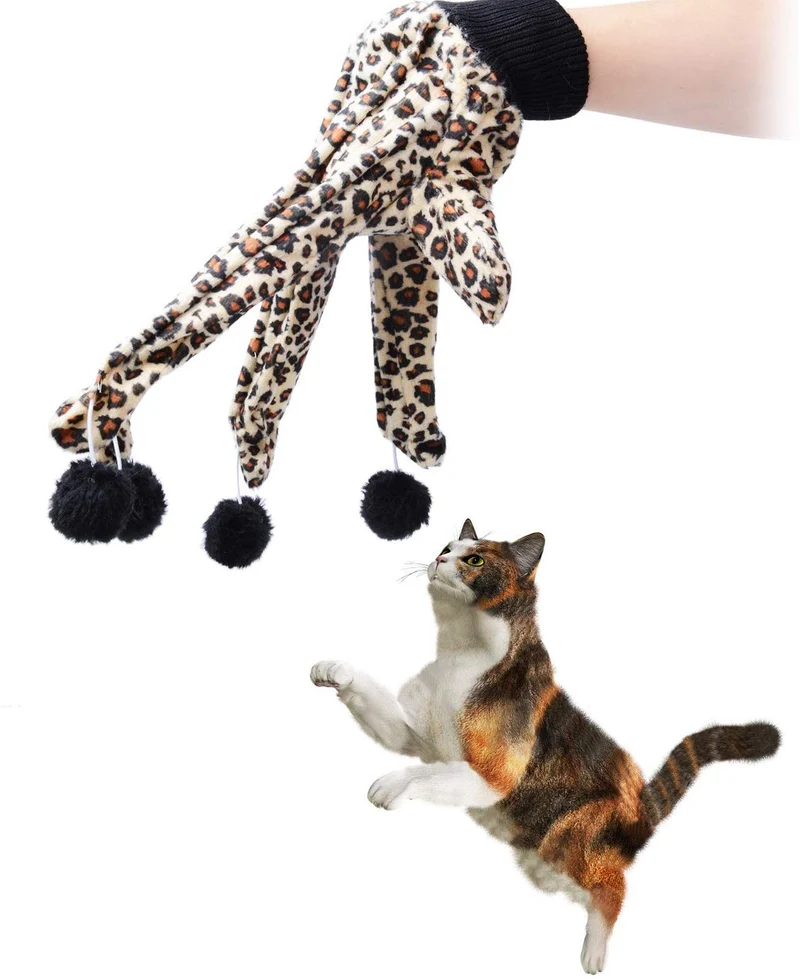 Legendog - Guantes interactivos para gato, juguetes para gatos, juguetes para gatos