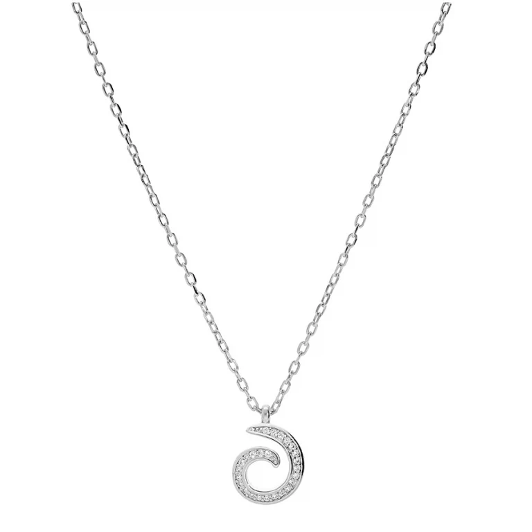 Collier spirales – Argent 925 rhodié | Azuline