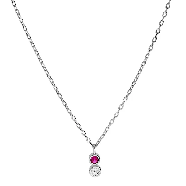 Collier 2 oxydes – Argent 925 rhodié | Azuline