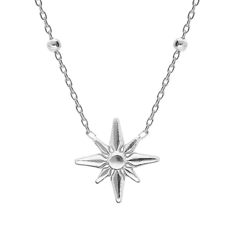 Collier petite étoile – Argent 925 rhodié | Azuline