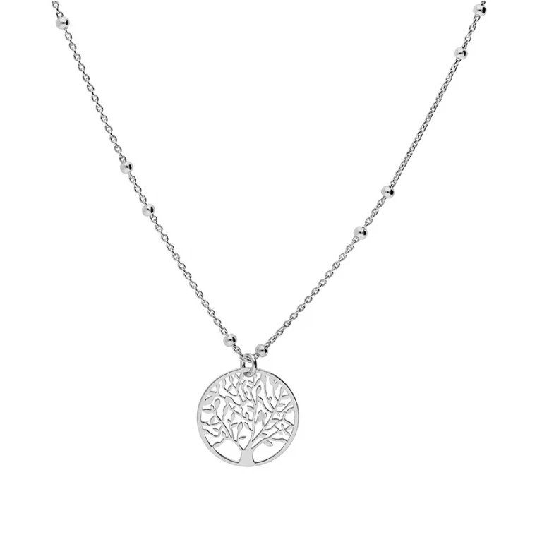 Collier arbre petit modèle – Argent 925 rhodié | Azuline