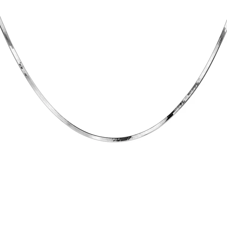 Collier ras de cou maille miroir 40 cm – Argent 925 rhodié | Azuline