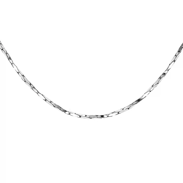 Collier ras de cou torsadé diamanté 40 cm petit modèle – Argent 925 rhodié | Azuline