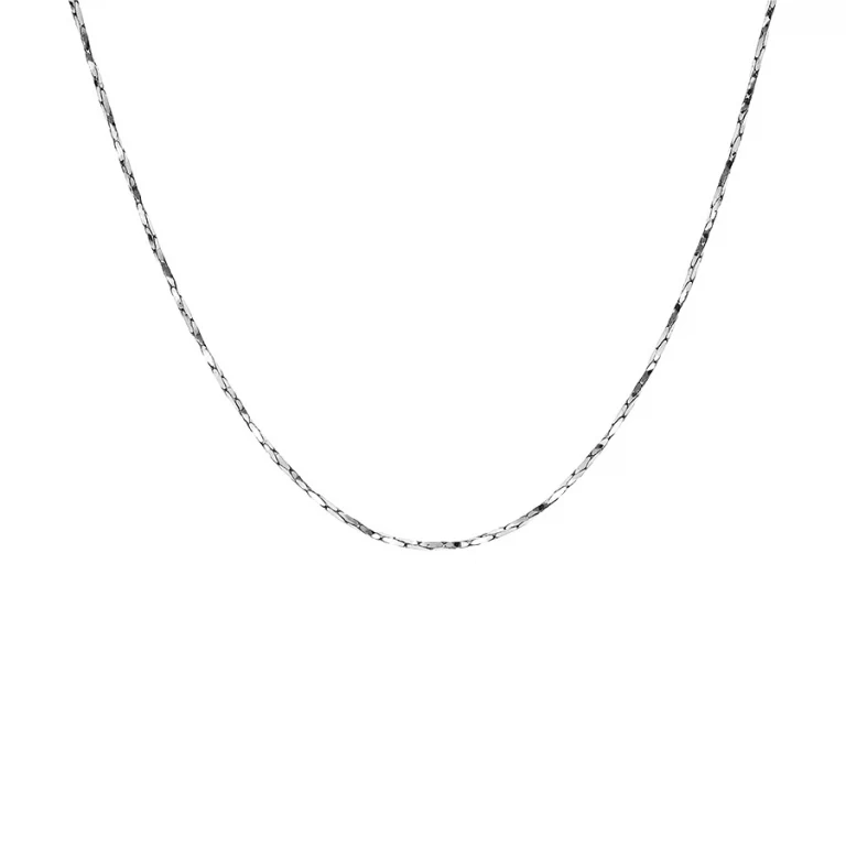 Collier ras de cou torsadé diamanté 40 cm petit modèle – Argent 925 rhodié | Azuline