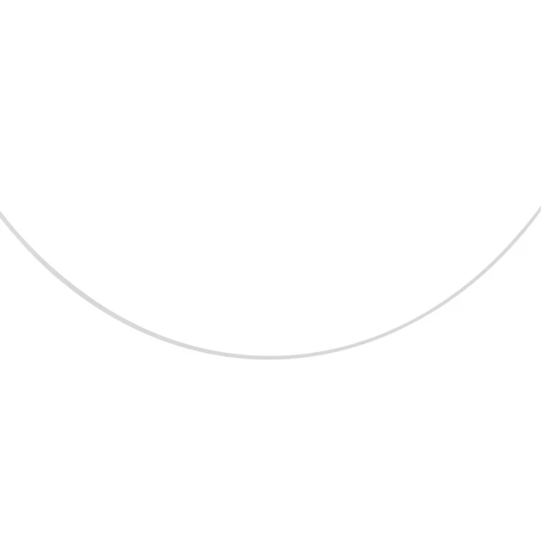 Collier fil nylon 42 cm – Argent 925 rhodié | Azuline