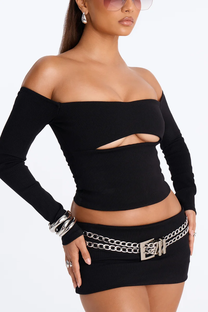 Space Age Chain Belt - Silver