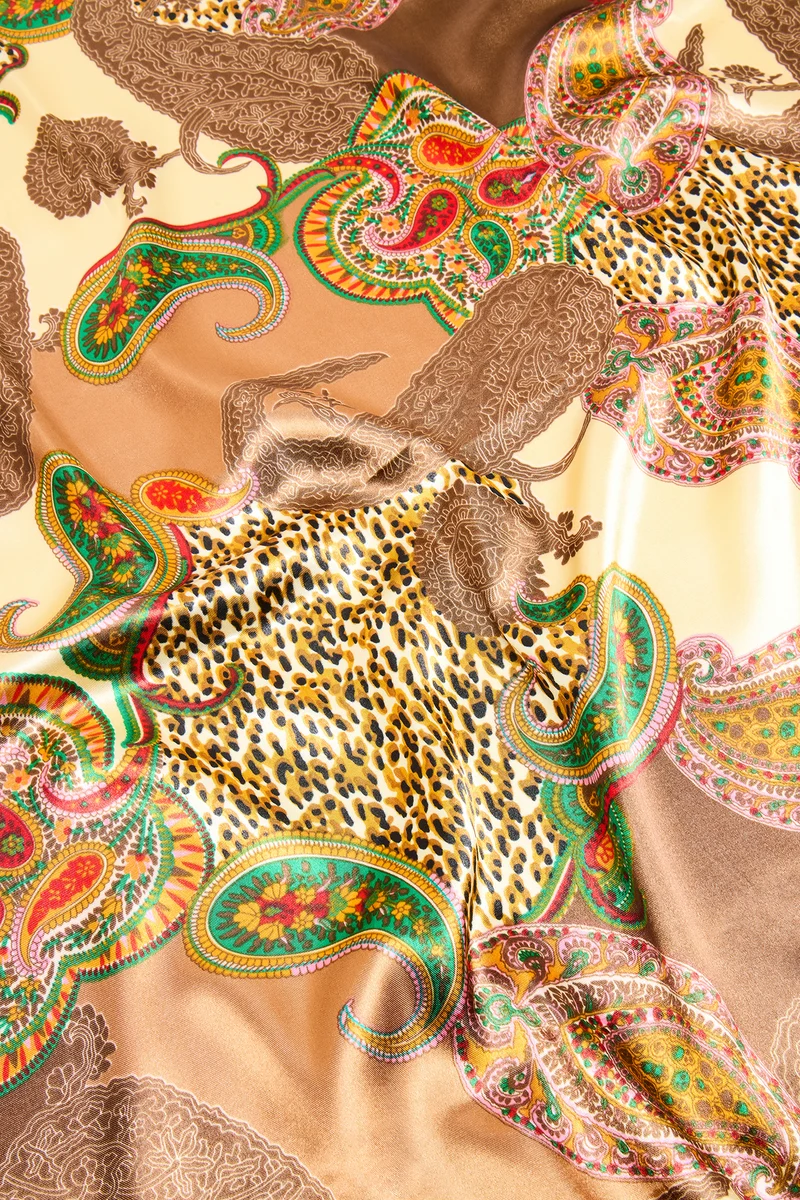 The Hottest In The Desert Head Scarf - Brown/combo