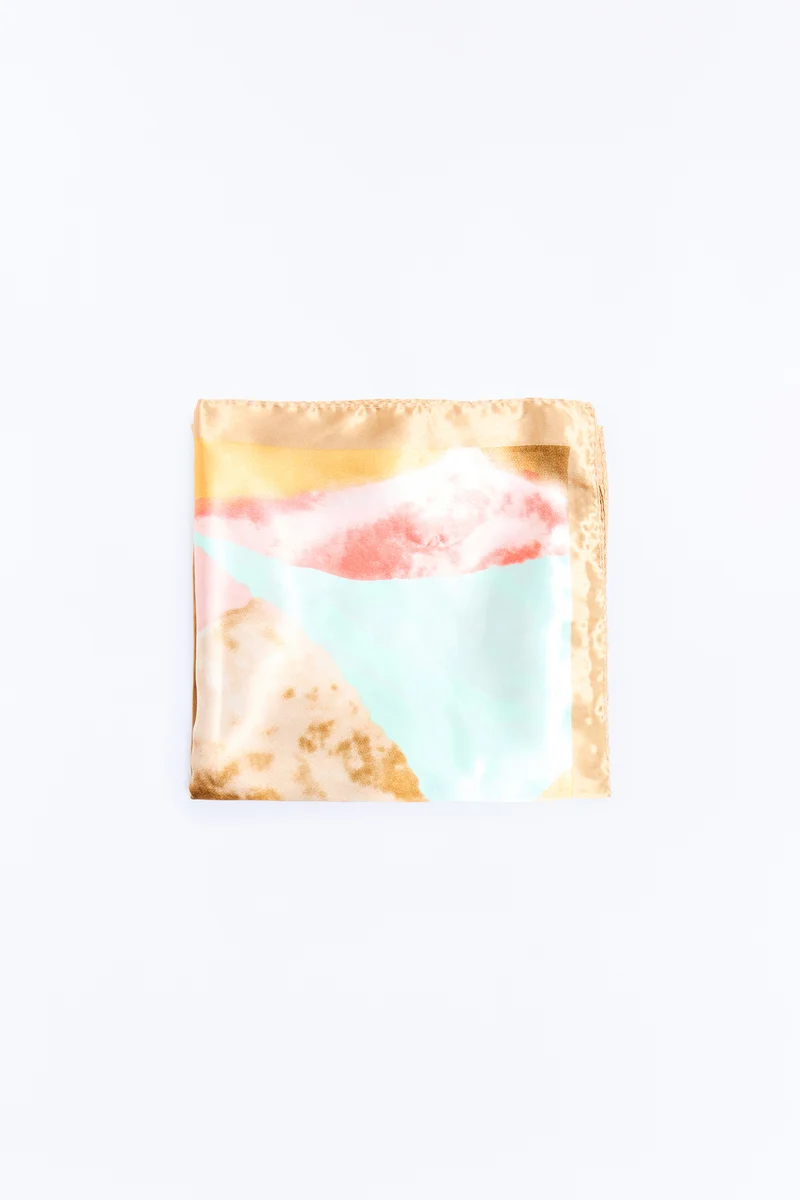 Impressions In Color Head Scarf - Multi Color