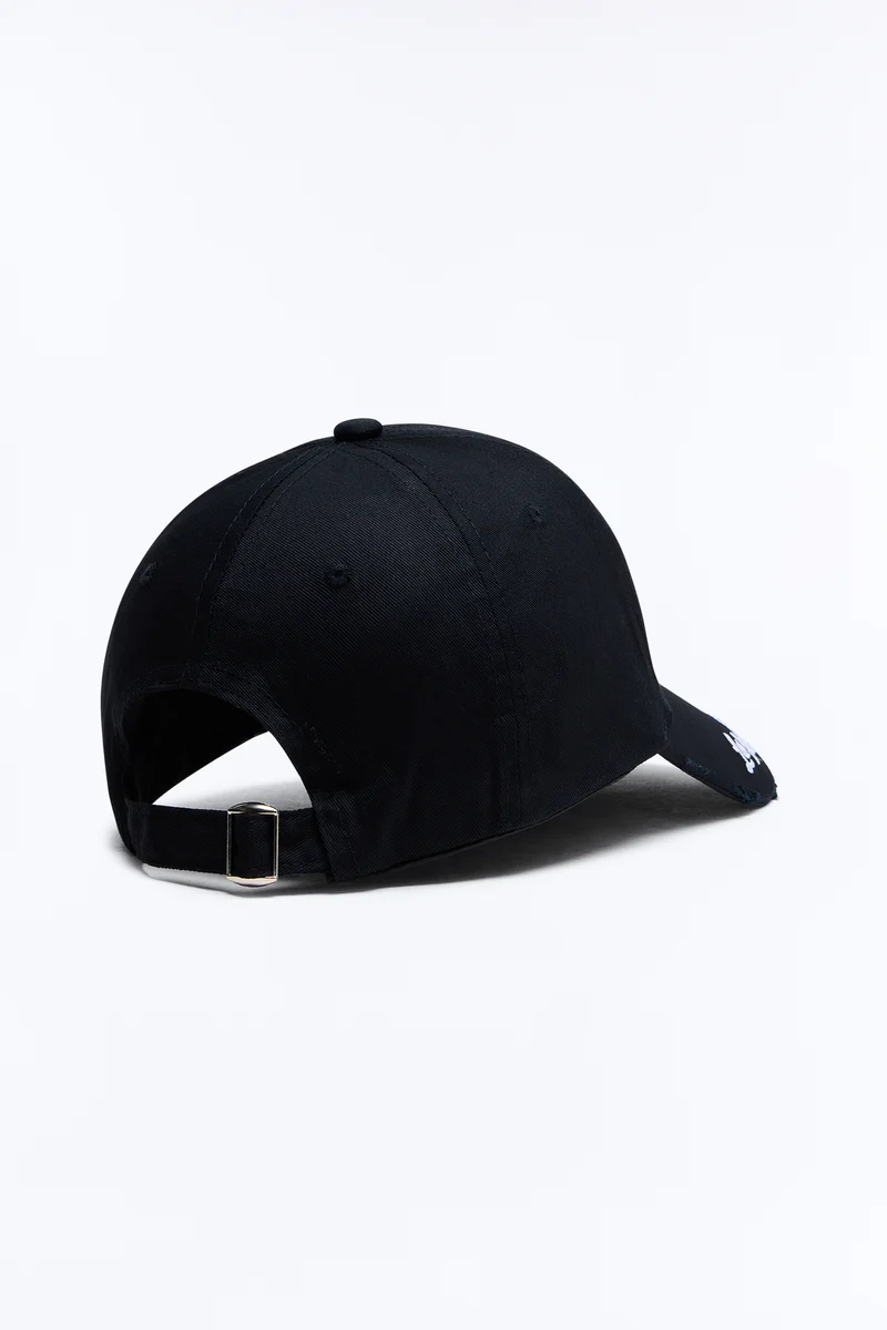 On The West Side Baseball Hat - Black/White