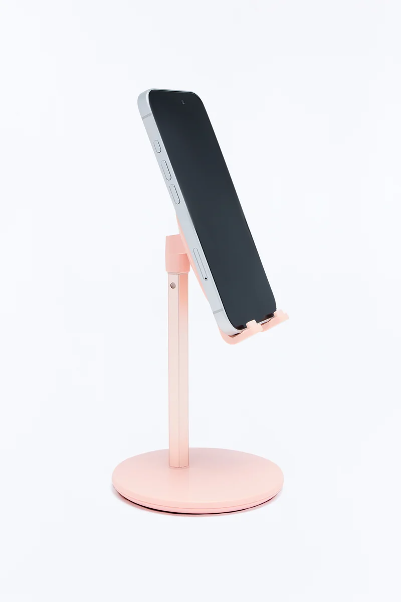 Girl's Essentials Metal Phone Stand - Pink
