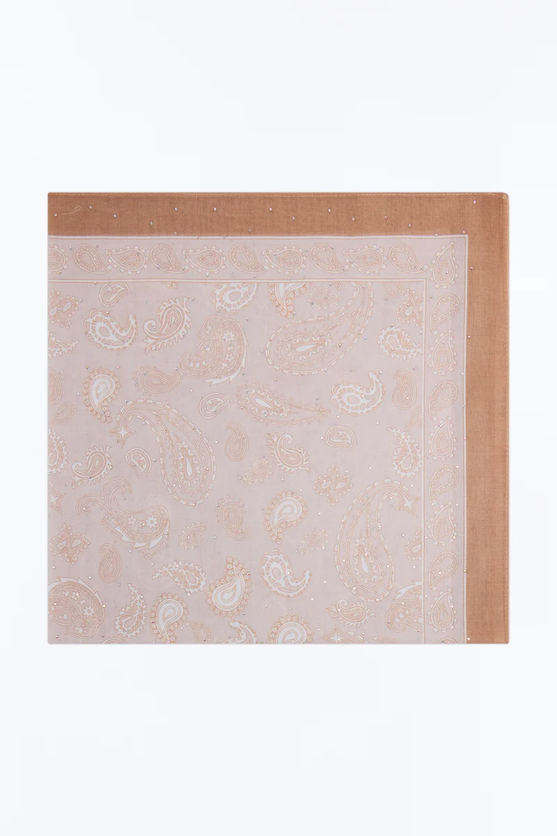 Shining Desert Head Scarf - Nude/combo