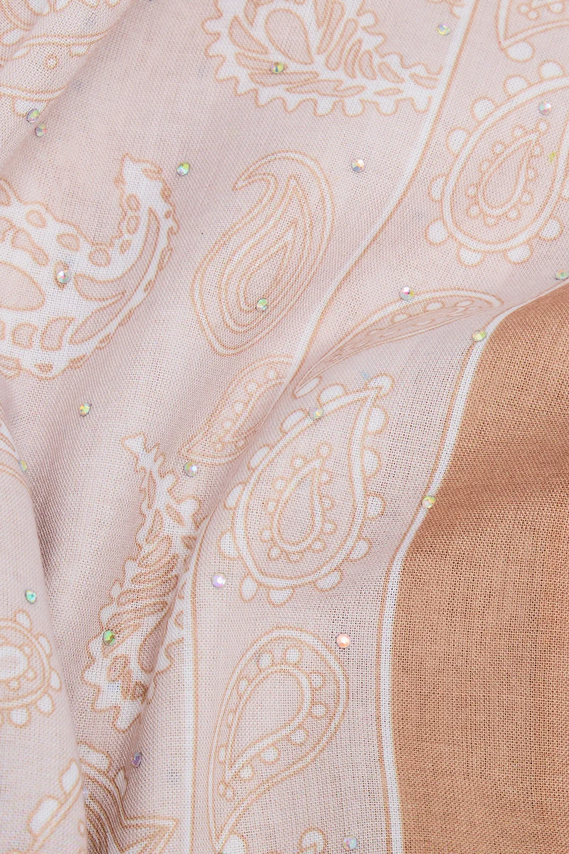 Shining Desert Head Scarf - Nude/combo