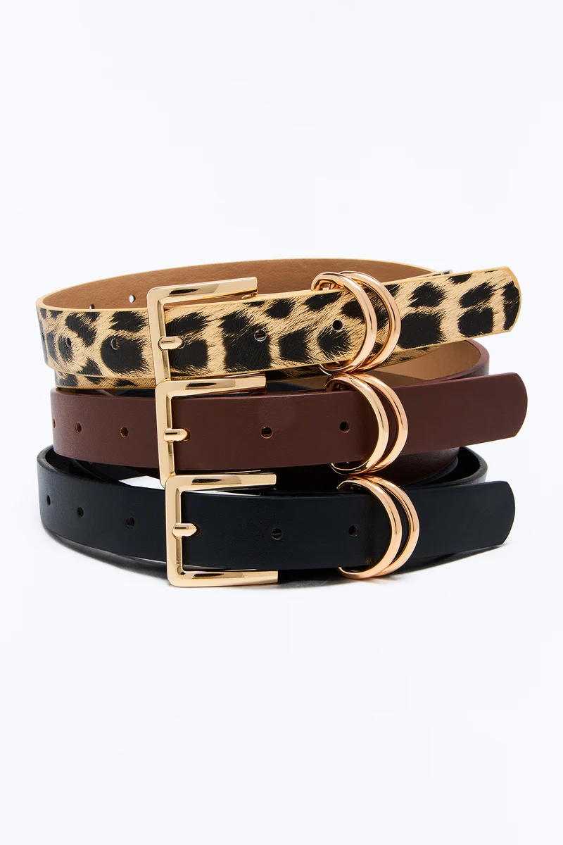 The Best Trio Belt Set - Leopard