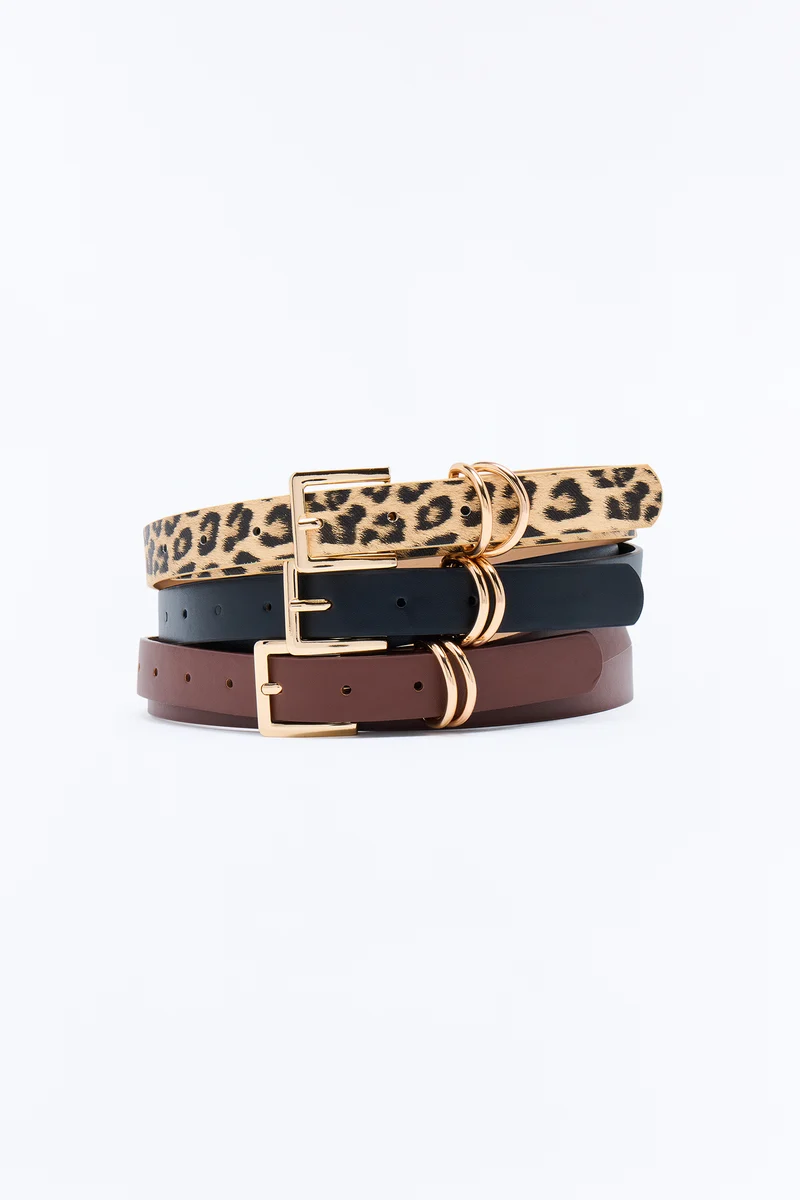 The Best Trio Belt Set - Leopard