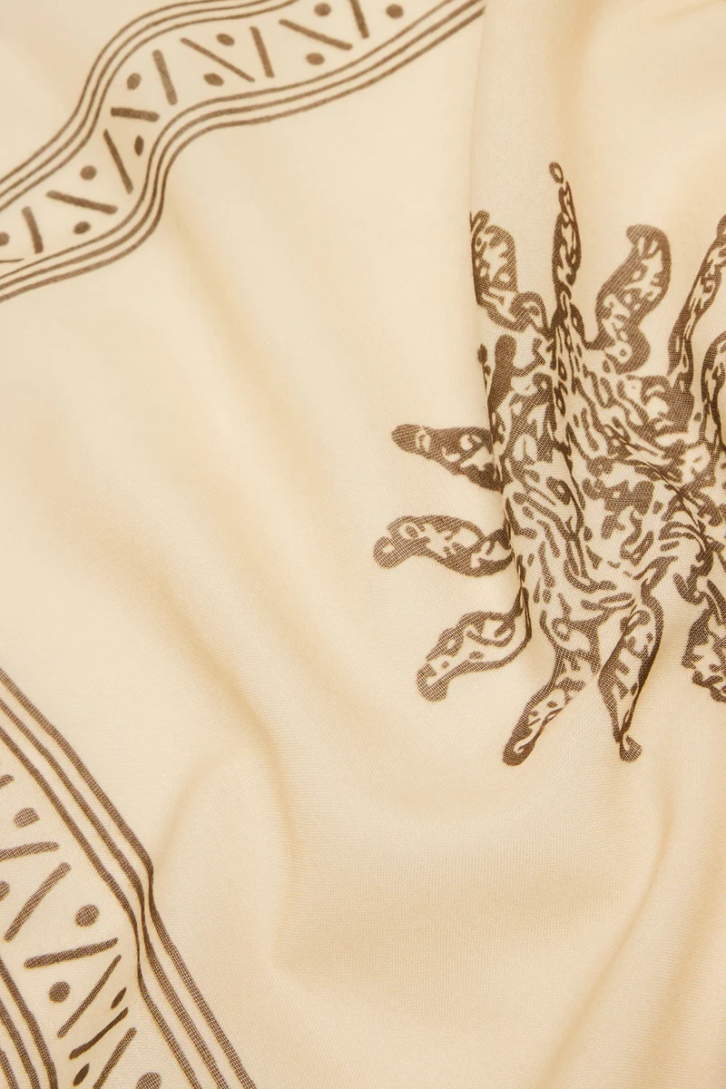 Mojave Sun Head Scarf - Nude/combo